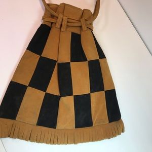 Lori Original Vintage 70’s Hobo Bag Black Gold